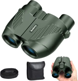 Binoculars 20x25 for Adults and Kids, High Power Easy Focus With Low Light Vision, Compact for Bird Watching and Travel, Green