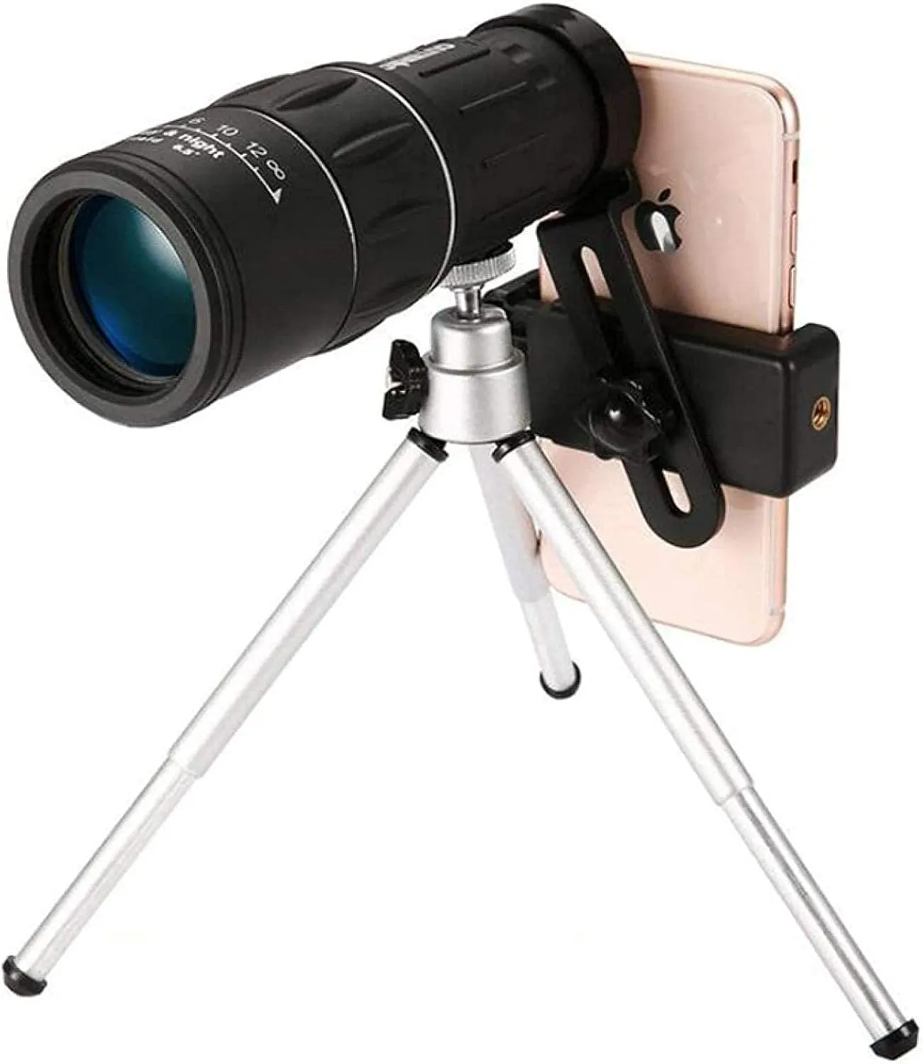 Binoculars HD Monocular Telescope Tourism Spyglass LLL Night Vision for Camping Child Gift (Telescope Set 2 16 * 52)