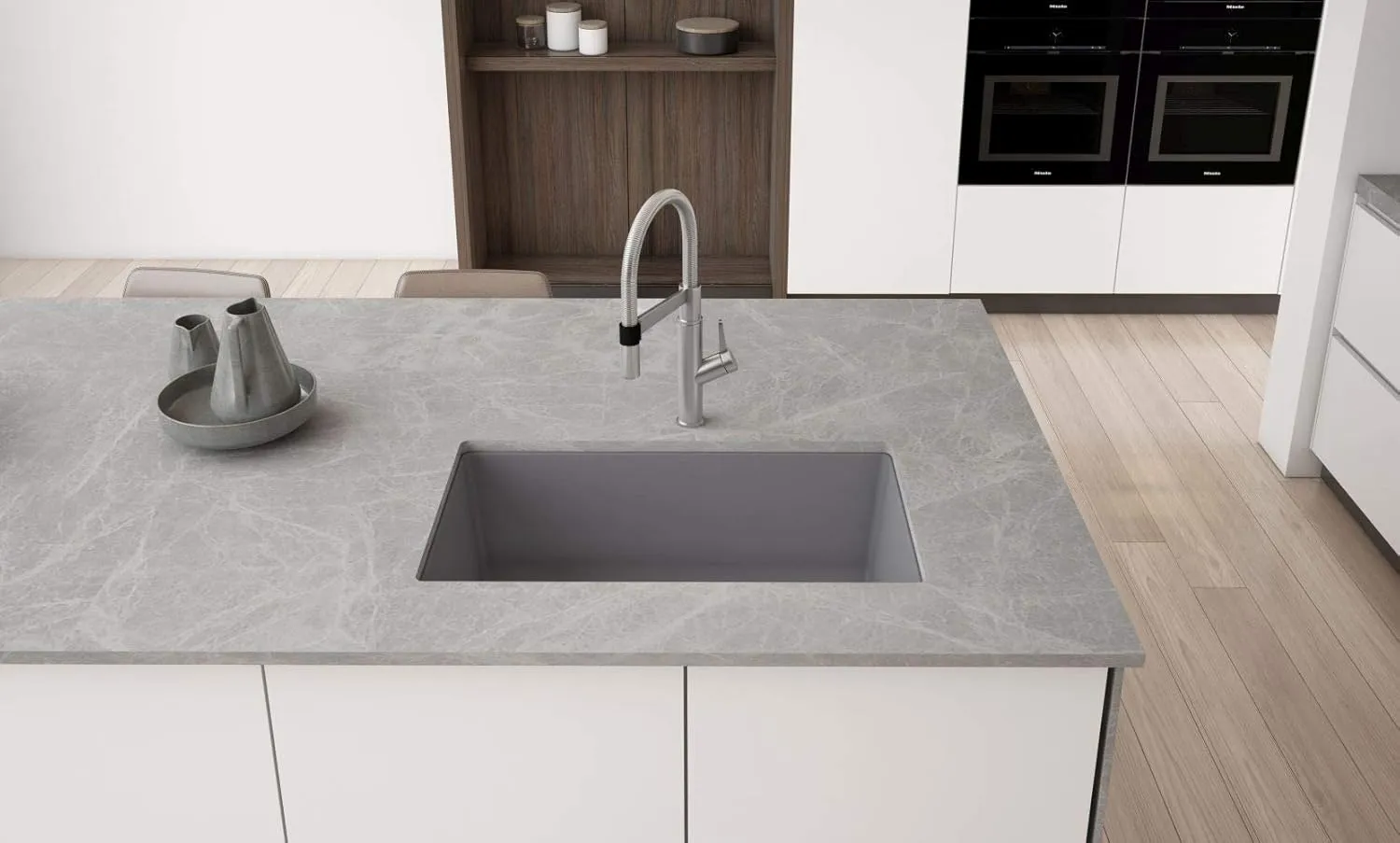 BLANCO 442536 Precis Single Bowl-Metallic Gray 30" Kitchen Sink