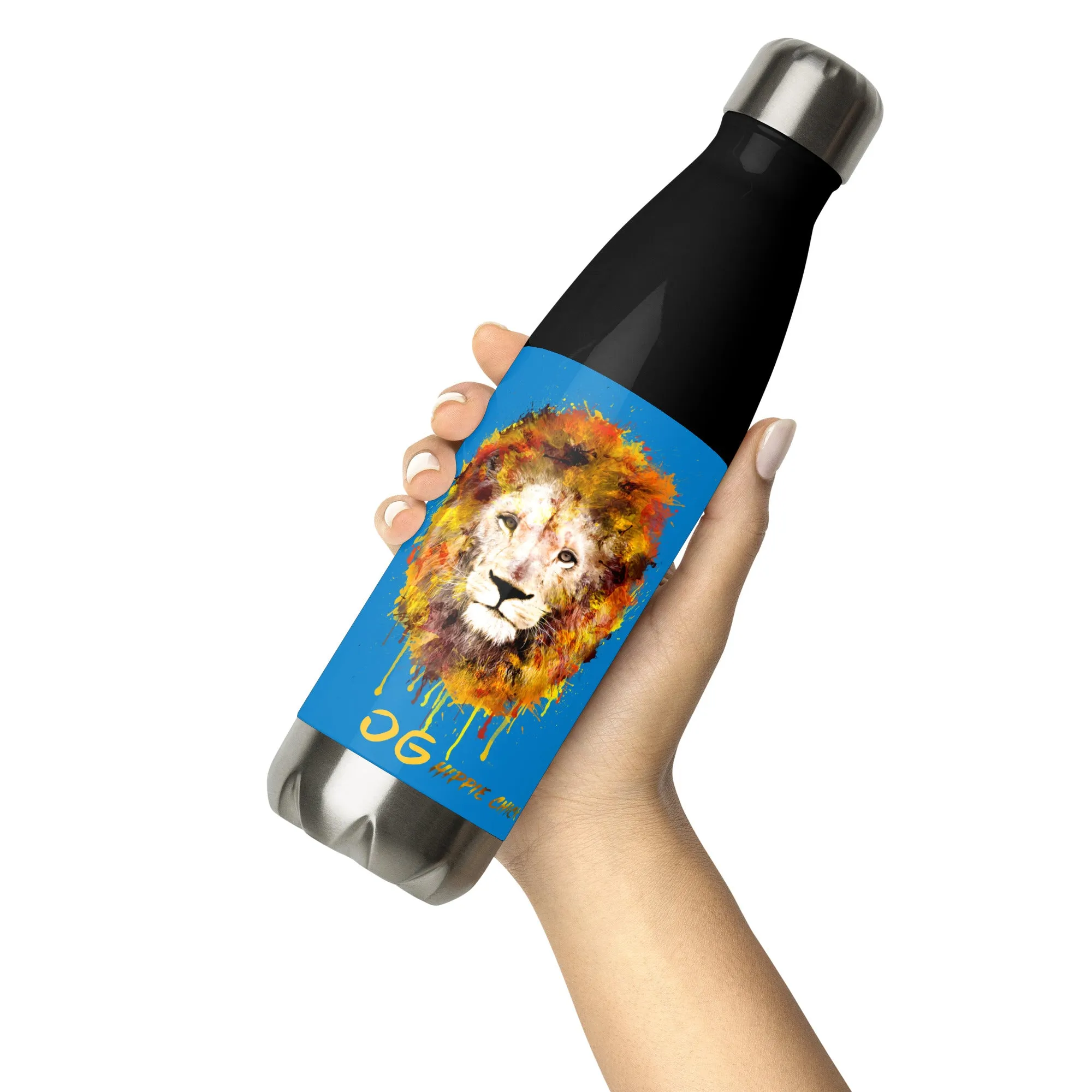 Blue Stainless Steel Water Bottle