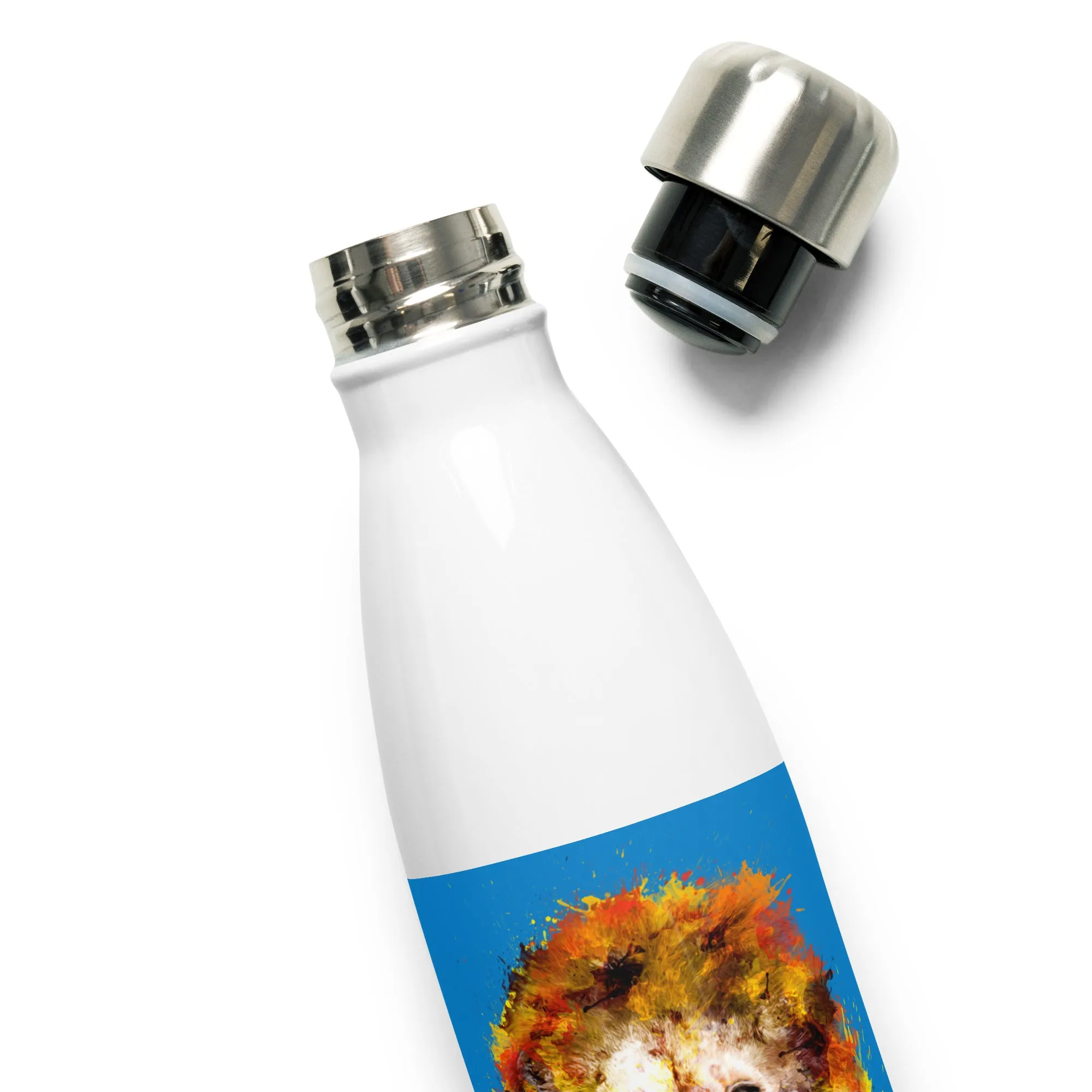 Blue Stainless Steel Water Bottle