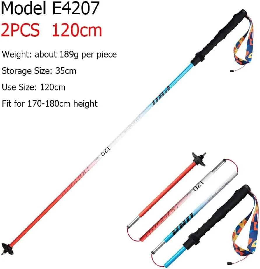 Bluefield New 7075 Aluminium Alloy Hiking Poles Lightweight Cross-Country Hiking Poles Durable Hiking Poles