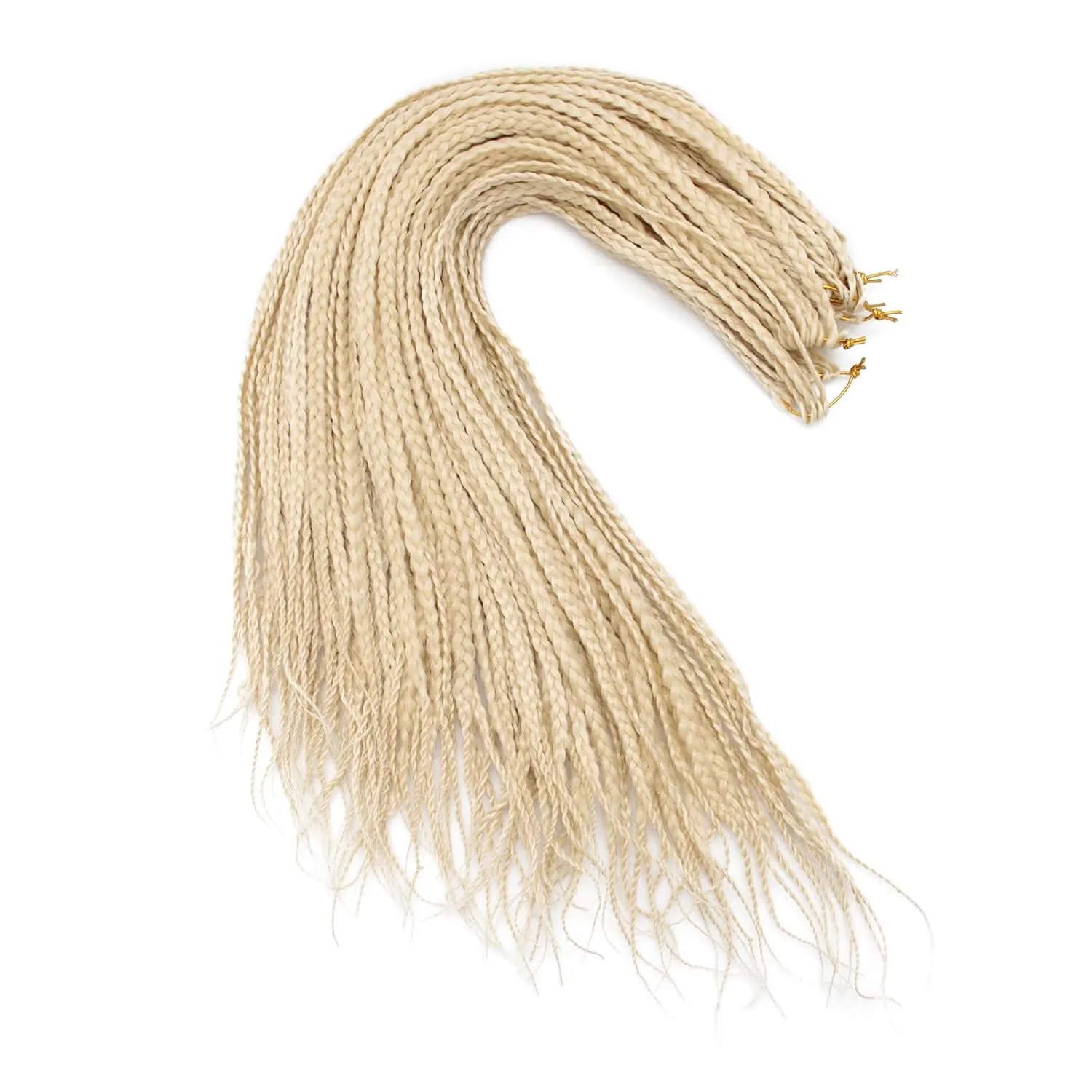 Box Braids Crochet Hair 22Inch 6Packs Crochet Hair Pre-looped Synthetic Crochet Braid Blonde Crochet Box Braids for Black Women (613#, 22inch)