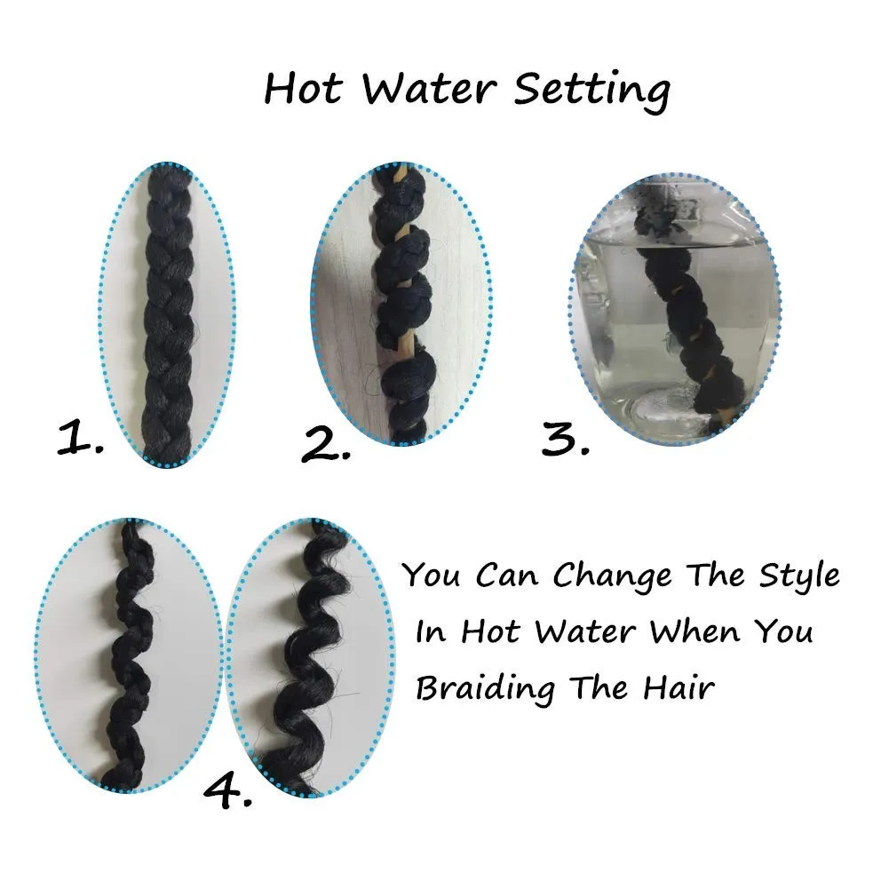 Braiding Hair 12 Inch 8 Packs Hair Extensions Professional Synthetic Braid Hair Crochet Braids, Soft Yaki Texture, Hot Water Setting Ombre Natural Black to Burgundy(12inch,#1B/Bug)