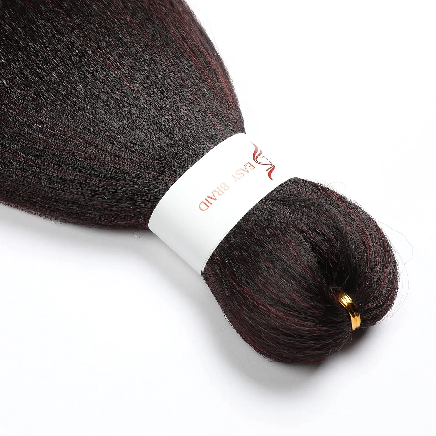Braiding Hair 32 Inch 8 Packs Hair Extensions Professional Synthetic Braid Hair Crochet Braids, Soft Yaki Texture, Hot Water Setting Ombre Natural Black to Burgundy(32inch, 1B/Bug#)