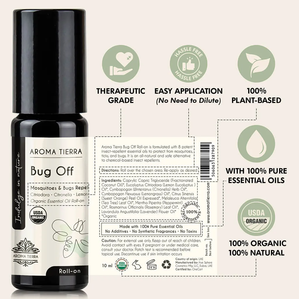 Bug Off - Essential Oil Roll-on Organic