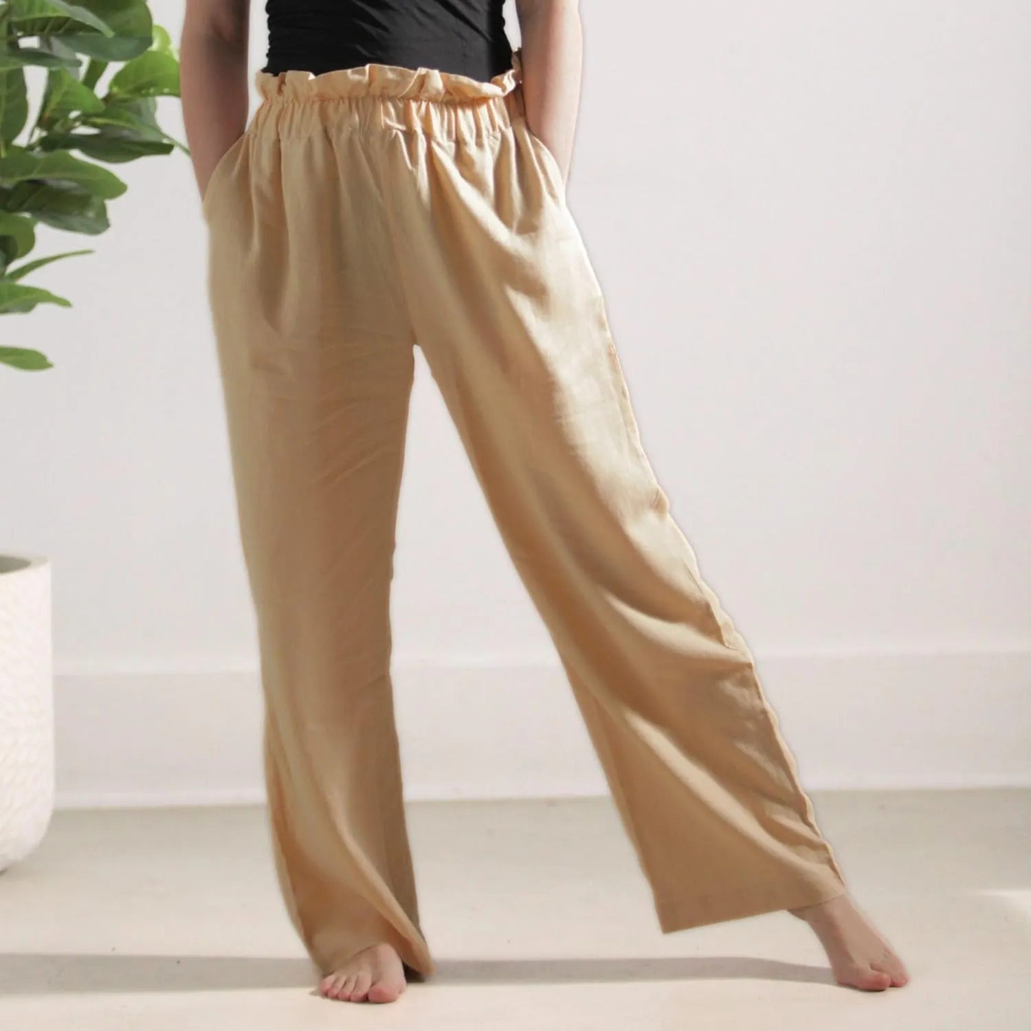 Bug Repellent Breezy Wide Leg Hemp Pants with Insect Shield Repellent Technology