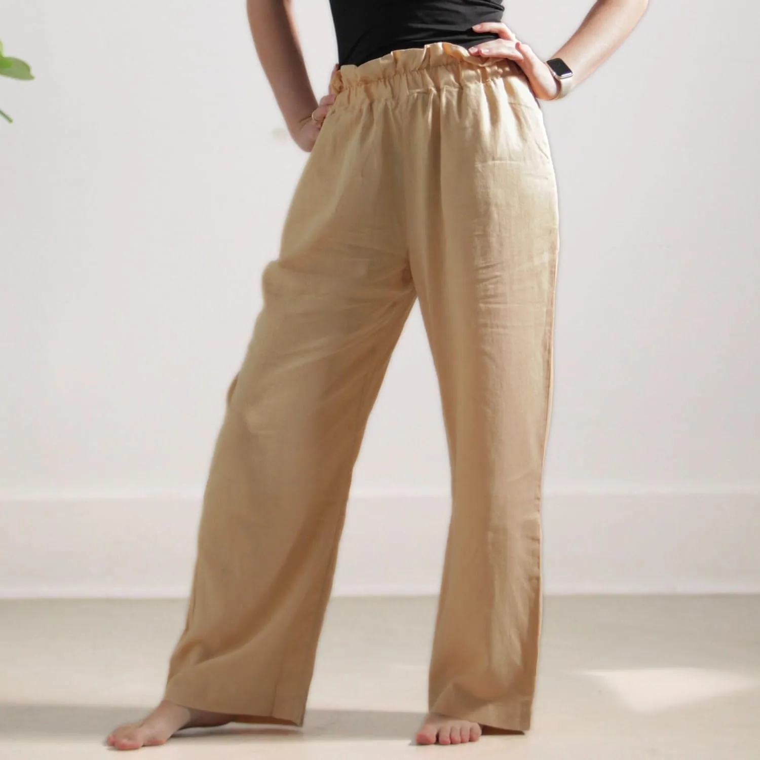Bug Repellent Breezy Wide Leg Hemp Pants with Insect Shield Repellent Technology