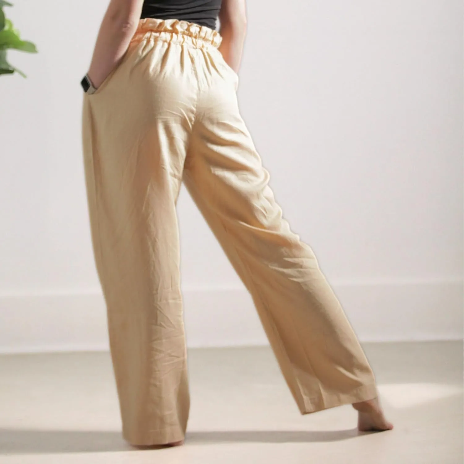 Bug Repellent Breezy Wide Leg Hemp Pants with Insect Shield Repellent Technology