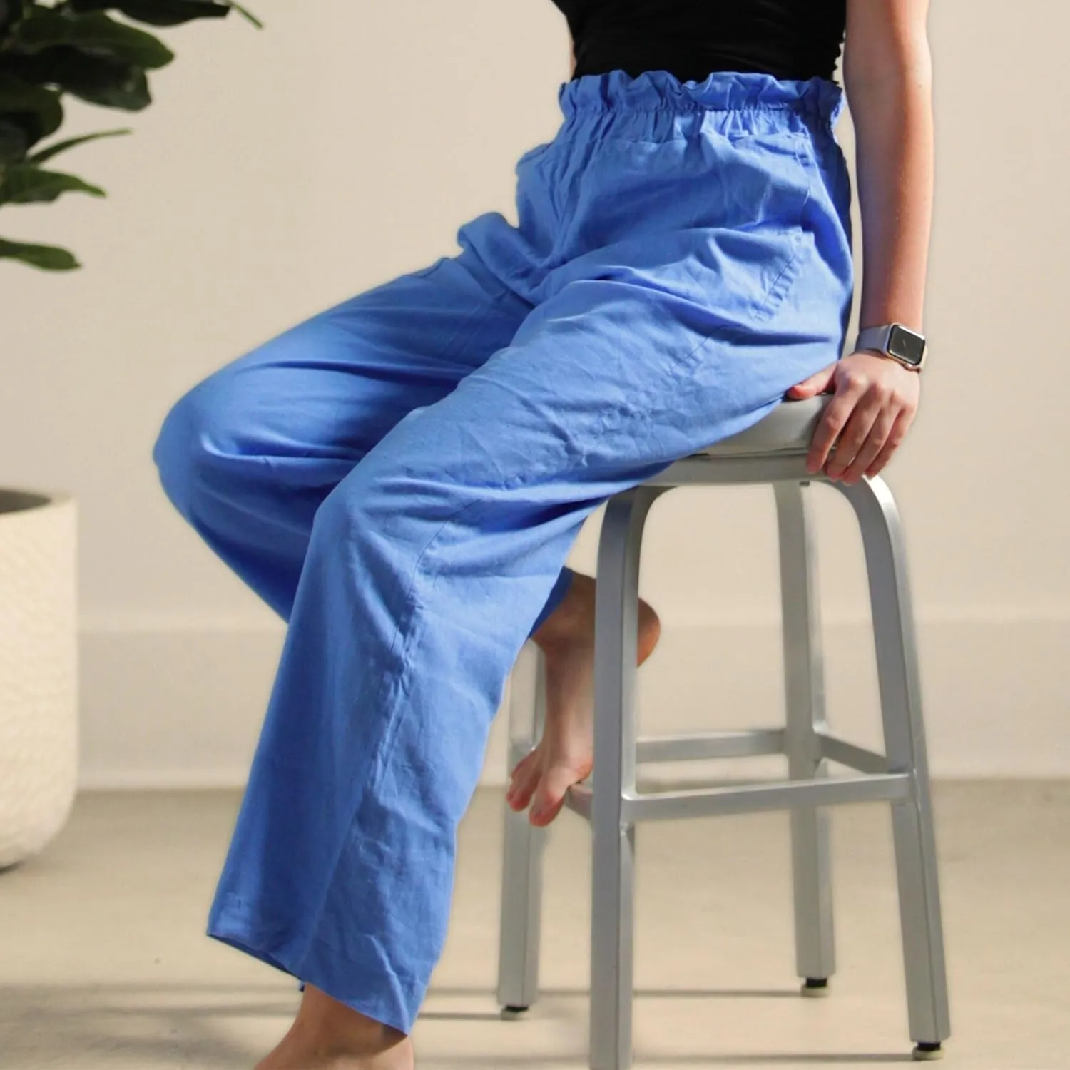 Bug Repellent Breezy Wide Leg Hemp Pants with Insect Shield Repellent Technology