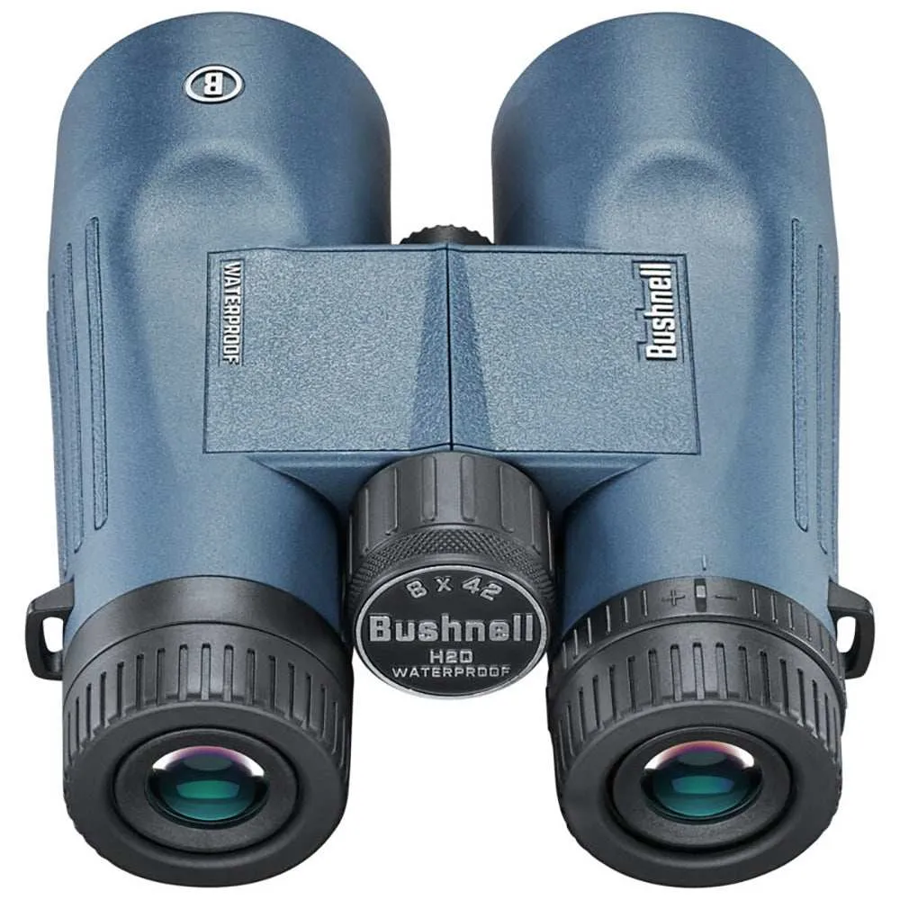 Bushnell 8x42mm H2O Binocular - Dark Blue Roof WP/FP Twist Up Eyecups
