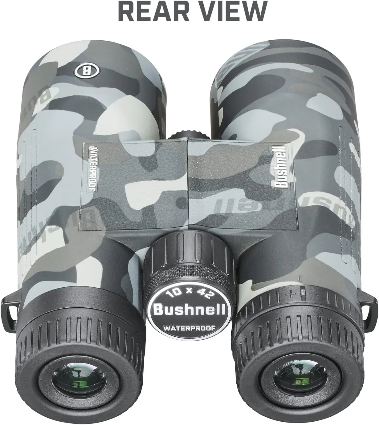 Bushnell Blackout Camo 10x42 IPX7 Waterproof Binoculars with Fully-Multi Coated Lenses and Durable Rubber Armor, Binoculars for Hunting, Boating Birdwatching