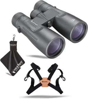 Bushnell Legend 10x50 Binoculars Waterproof Fully Multi-Coated Roof Prism with Binoculars Harness and Microfiber Cleaning Cloth