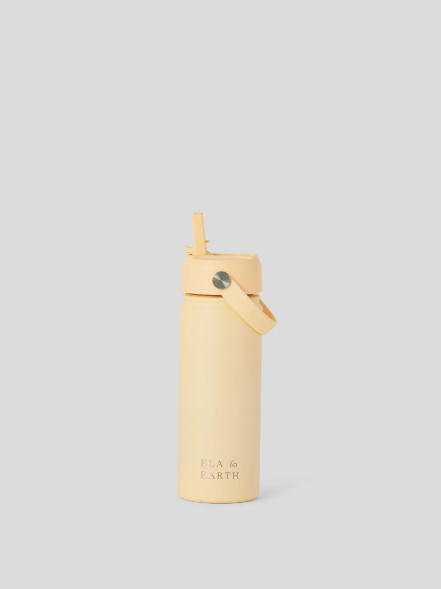 Butter Yellow - Insulated Water Bottle (550ml / 18oz)