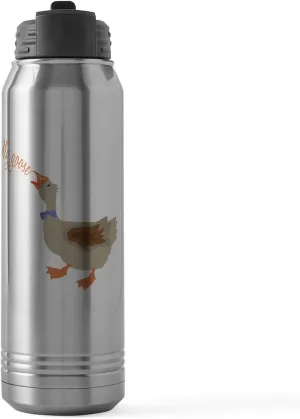 CafePress Silly Goose 30 Oz Stainless Steel Water Bottle 30 oz (887 ml) Stainless Steel Water Bottle