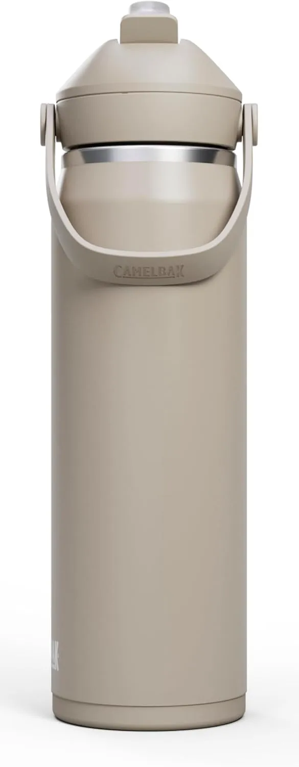 CamelBak Thrive Flip Straw Insulated Stainless Steel Water Bottle Stone, 25oz