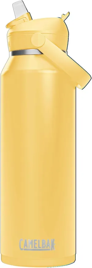 CamelBak Thrive Flip Straw Insulated Stainless Steel Water Bottle Yellow Bloom, 40oz