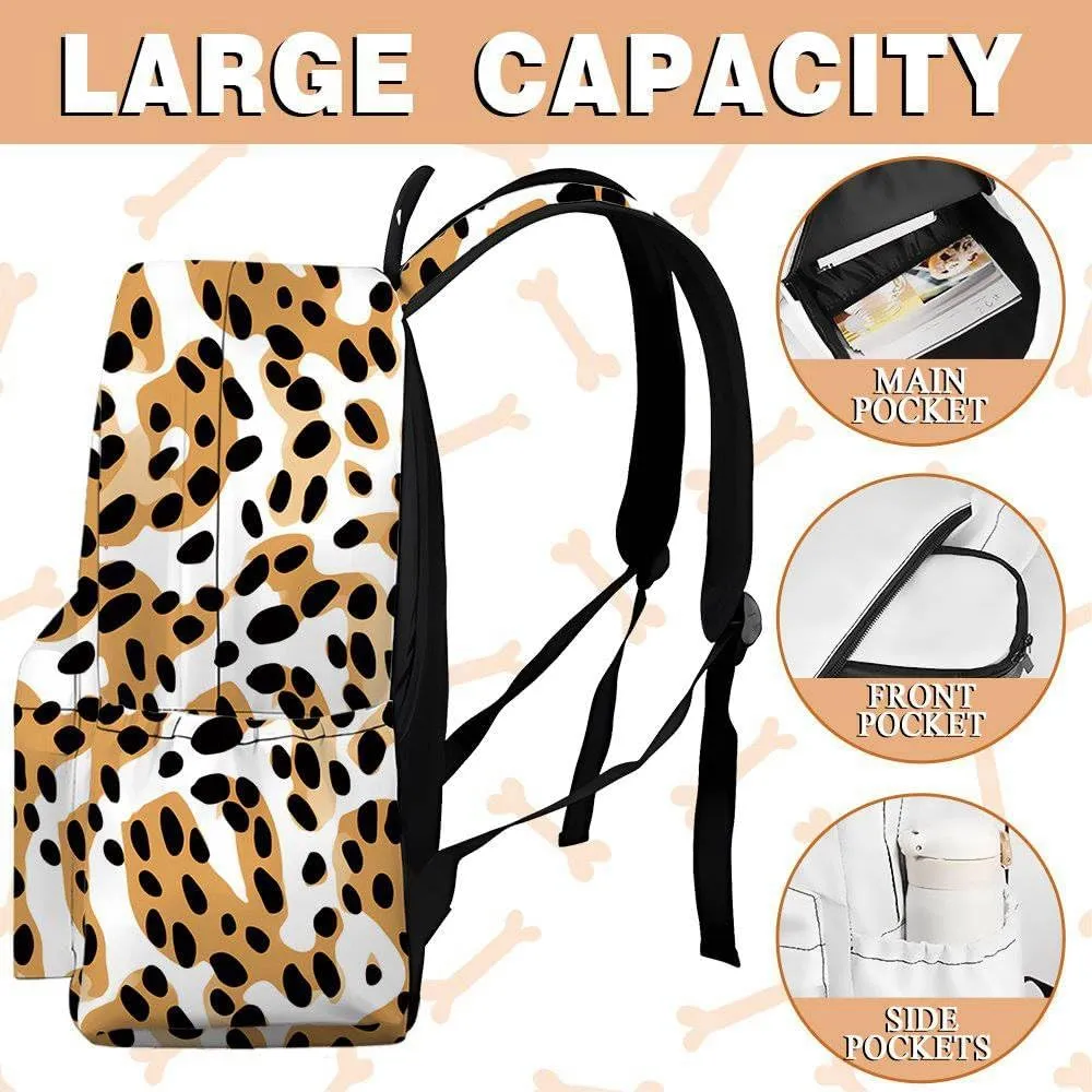Camouflage Backpack Bookbags Cute Kawaii Cartoon Backpack Casual Daypack Travel Camping 16 Inch
