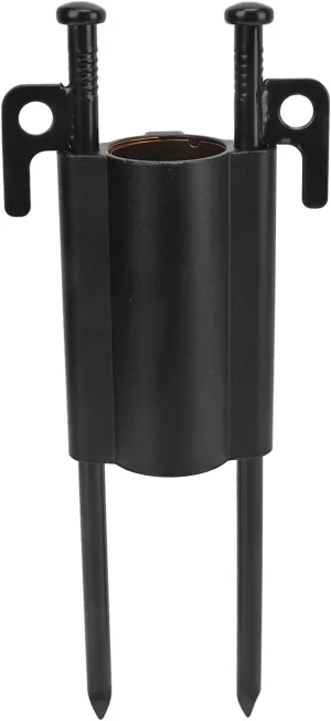 Canopy Pole Holder, Reinforced Camping Tarp Pole Holder Windproof Tent Rod Fixed Tube Poles Stand Canopy Pole Bracket for Fishing Hiking