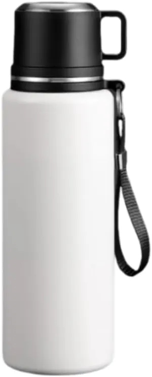 Car Vacuum Insulated Stainless Steel Water Bottle For Mazda Biante 2008-2018,Thermos Mug Leak Proof Insulated Water Bottle Reusable Water Bottle Travel Mug Thermo Mug,White-1500ml
