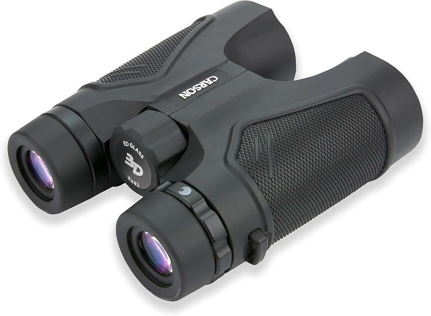 Carson 3D Series 8x42mm High Definition Compact and Waterproof Binoculars with ED Glass, Black (TD-842ED)