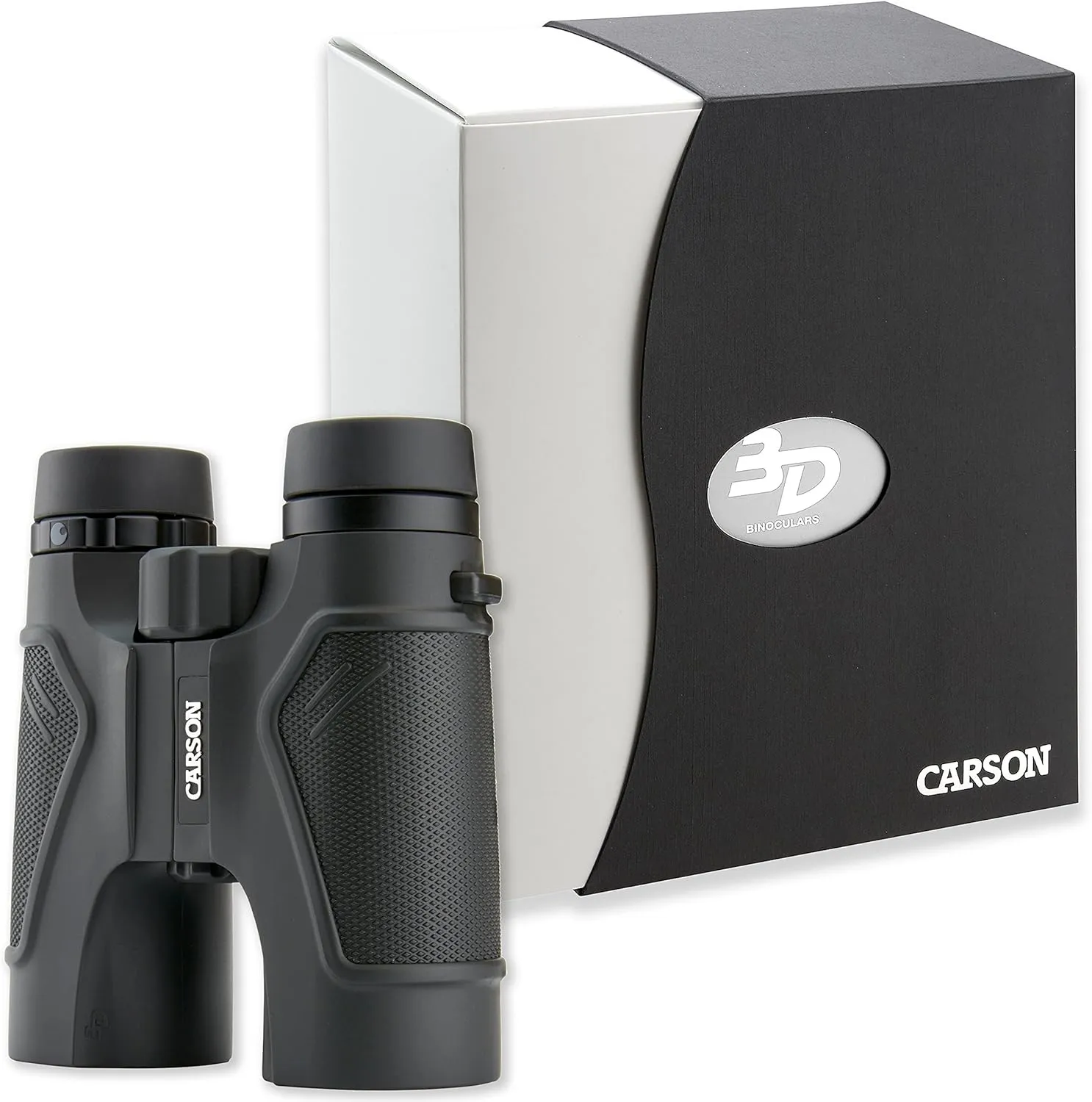 Carson 3D Series 8x42mm High Definition Compact and Waterproof Binoculars with ED Glass, Black (TD-842ED)