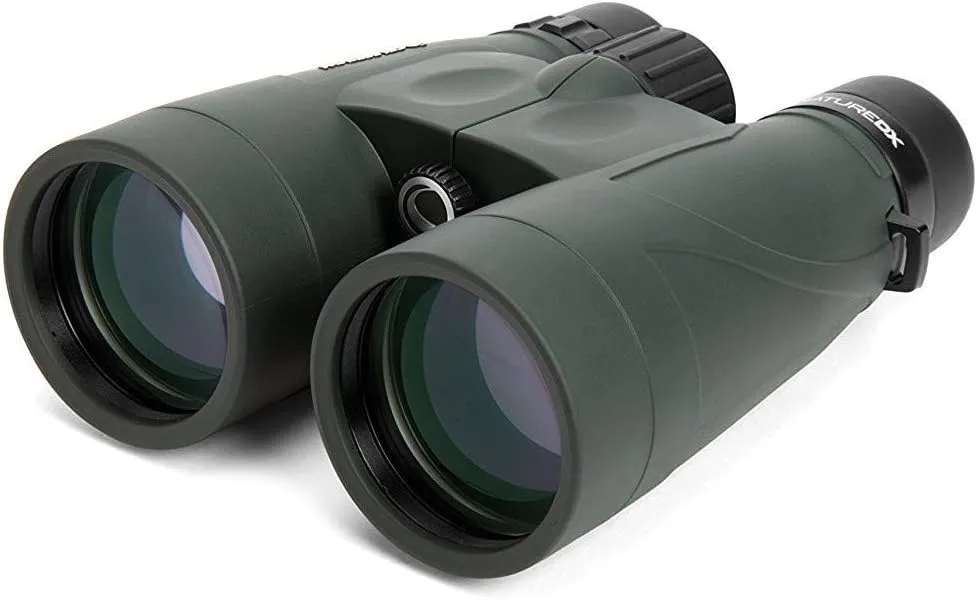 Celestron 71336 Nature DX 12x56 BaK-4 Prism Binoculars, Green