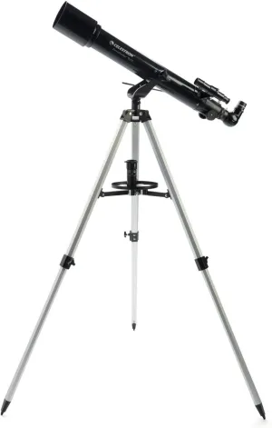 Celestron - PowerSeeker 70AZ Telescope - Manual Alt-Azimuth Telescope for Beginners - Compact and Portable - Bonus Astronomy Software Package - 70mm Aperture
