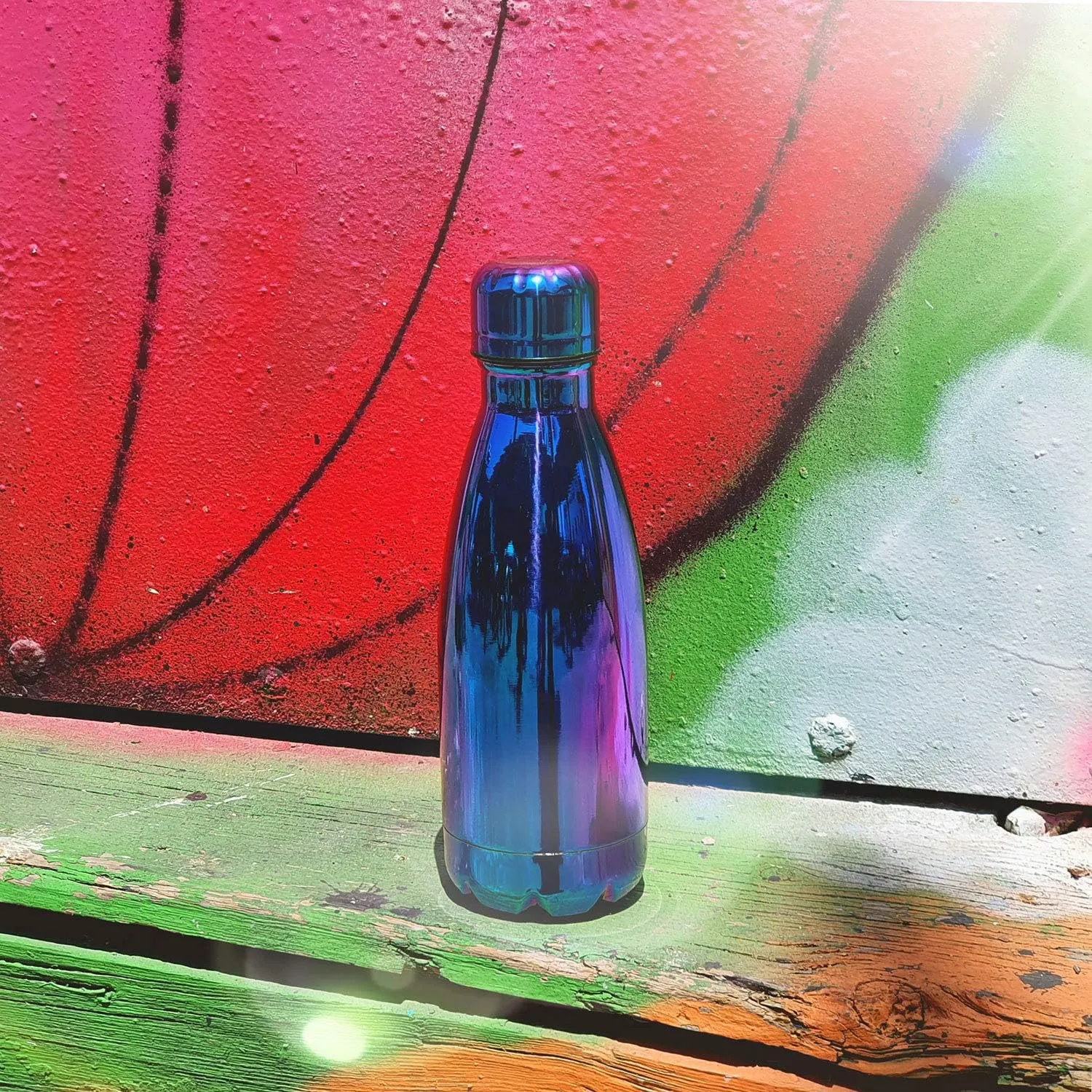 CHILLOUT LIFE Stainless Steel Water Bottle for Kids School: 12 oz Double Wall Insulated Cola Bottle Shape for Cold and Warm Drinks, BPA Free Metal Sports Bottle, Dishwasher Safe Paint