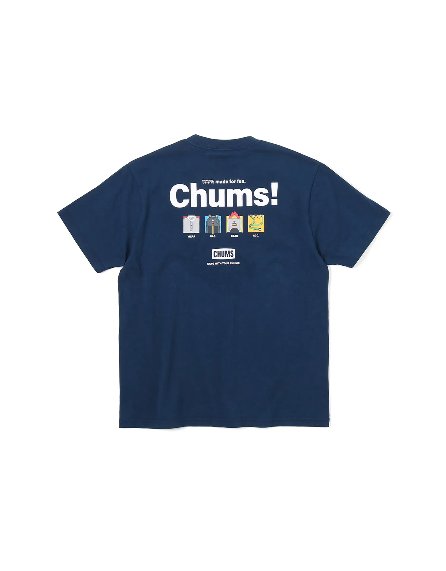 Chums Anti-Bug 100% Made For Fun T-Shirt Ms