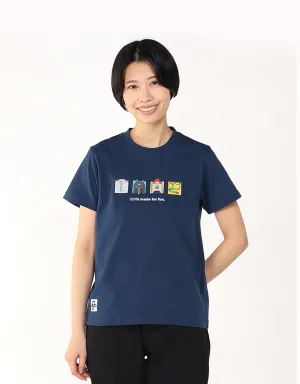 Chums Anti-Bug 100% Made For Fun T-Shirt Ms