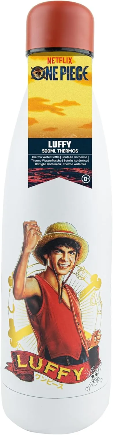 Cinereplicas One Piece - Luffy Insulated Water Bottle - 500ml - Official License