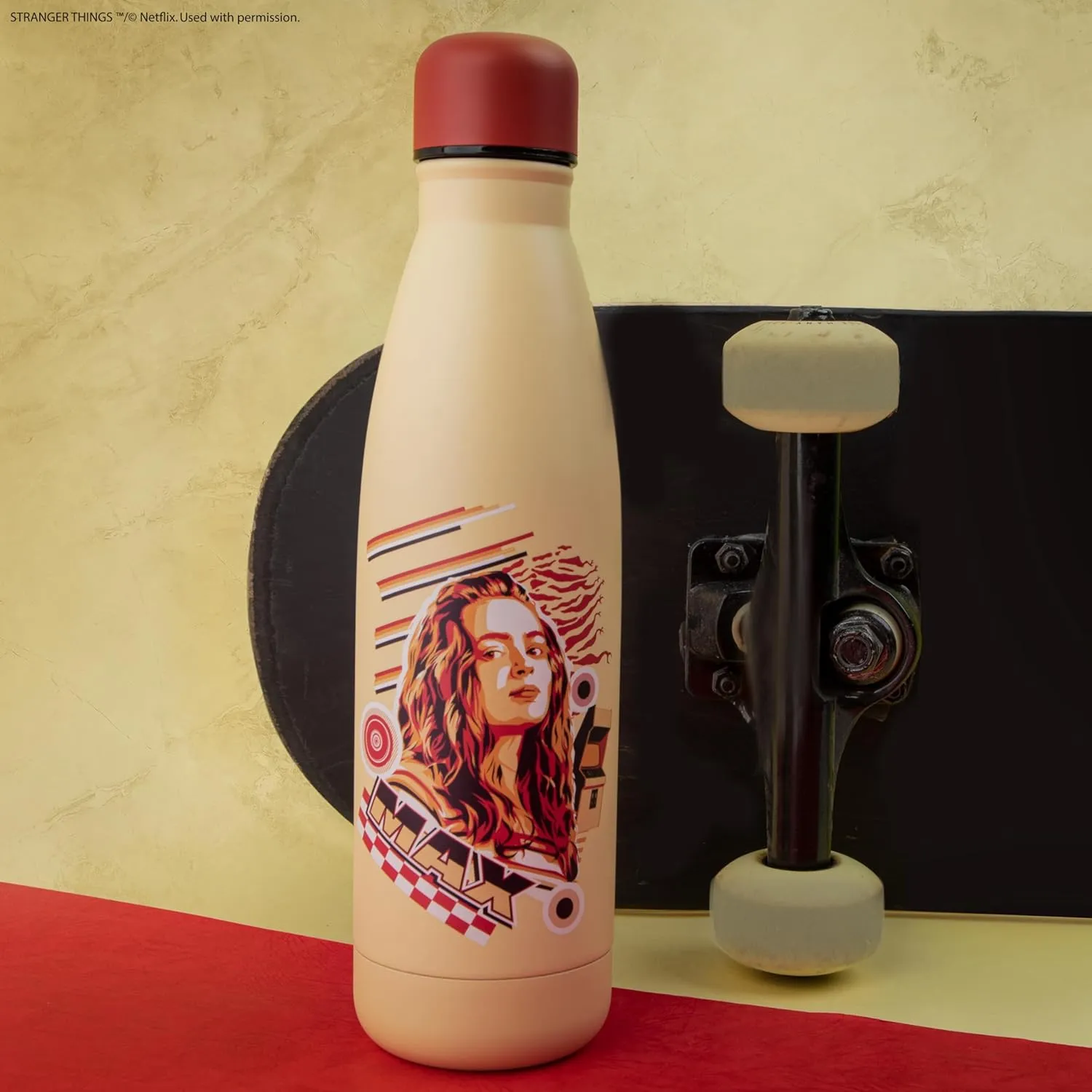 Cinereplicas Stranger Things - Max Mayfield Insulated Water Bottle - 500ml - Official License