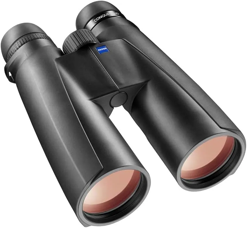 Conquest HD Binoculars Waterproof, Compact with LotuTec T HD Coated Glass for Optimal Clarity in All Weather Conditions for Bird Watching, Hunting, Sightseeing, Black