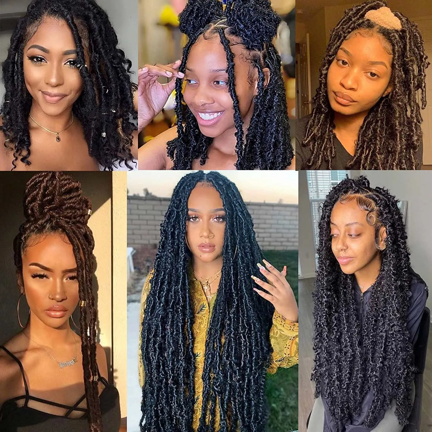 COOKOO Pre-Separated Springy Afro Twist Hair 16 Inch 8 packs Pre-Fluffed Spring Twist Hair Marley Twist Braiding Hair For Soft Locs Kinky Afro Twist Hair Synthetic Hair Extensions(16 Inch,4#)