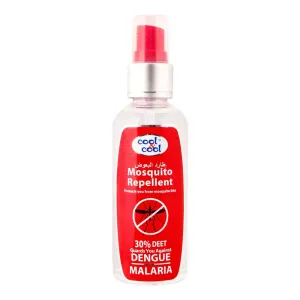 Cool & Cool 30% DEET Mosquito Repellent Spray, Protection Against Dengue & Malaria, 85ml
