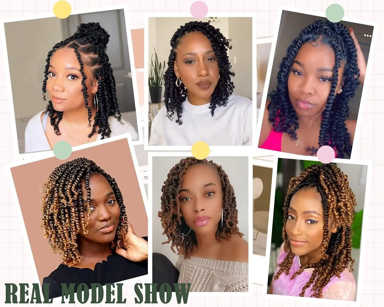 Crochet Passion Twist Hair 8 Packs 8 Inch Pretwisted Passion Twist Crochet Hair Ombre Burgundy Prelooped Short Passion Twist Hair Soft Crochet Braids Hair for Women #T1B/BUG