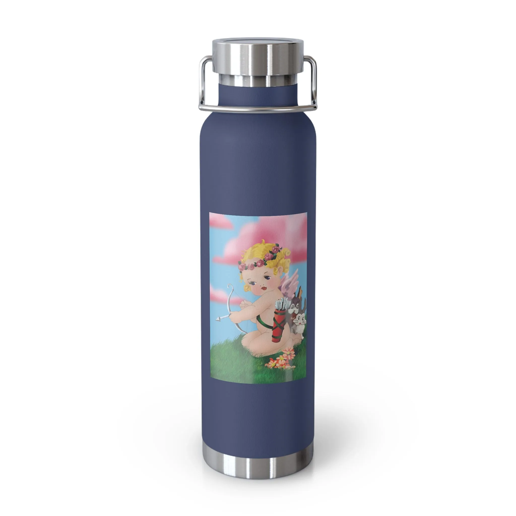 Cupid's Aim Copper Vacuum Insulated Bottle, 22oz