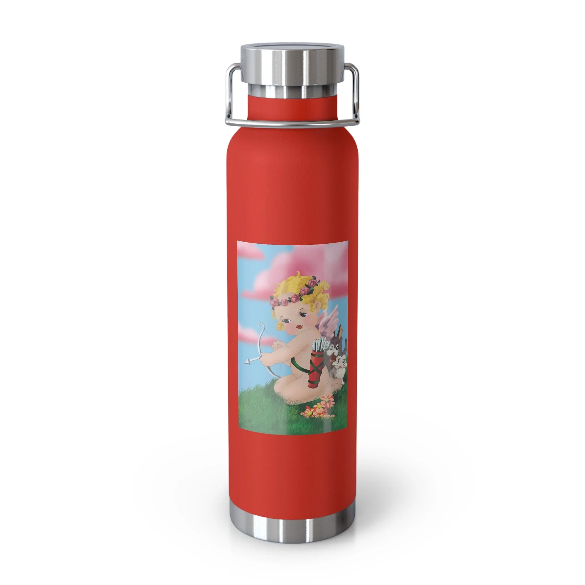 Cupid's Aim Copper Vacuum Insulated Bottle, 22oz
