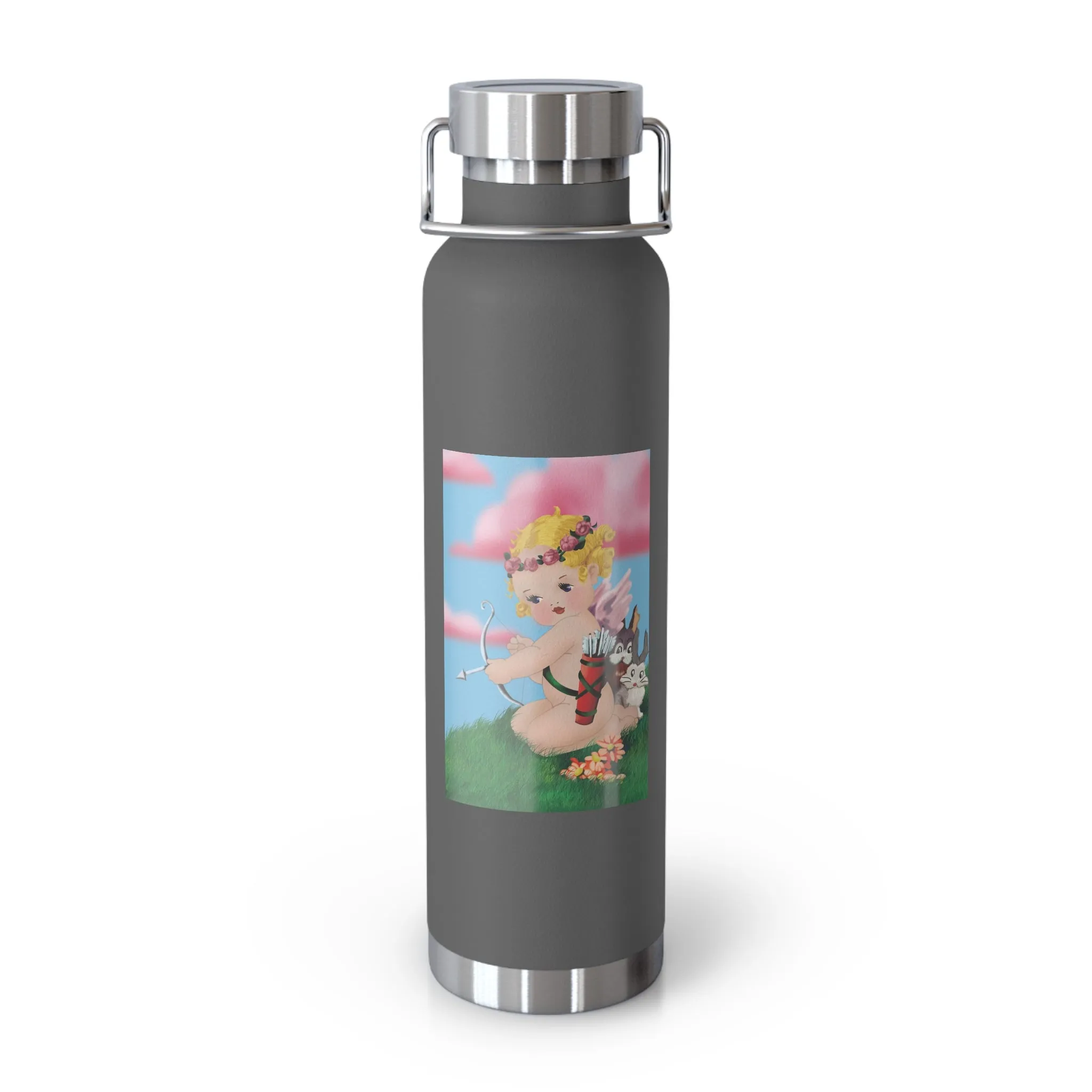 Cupid's Aim Copper Vacuum Insulated Bottle, 22oz