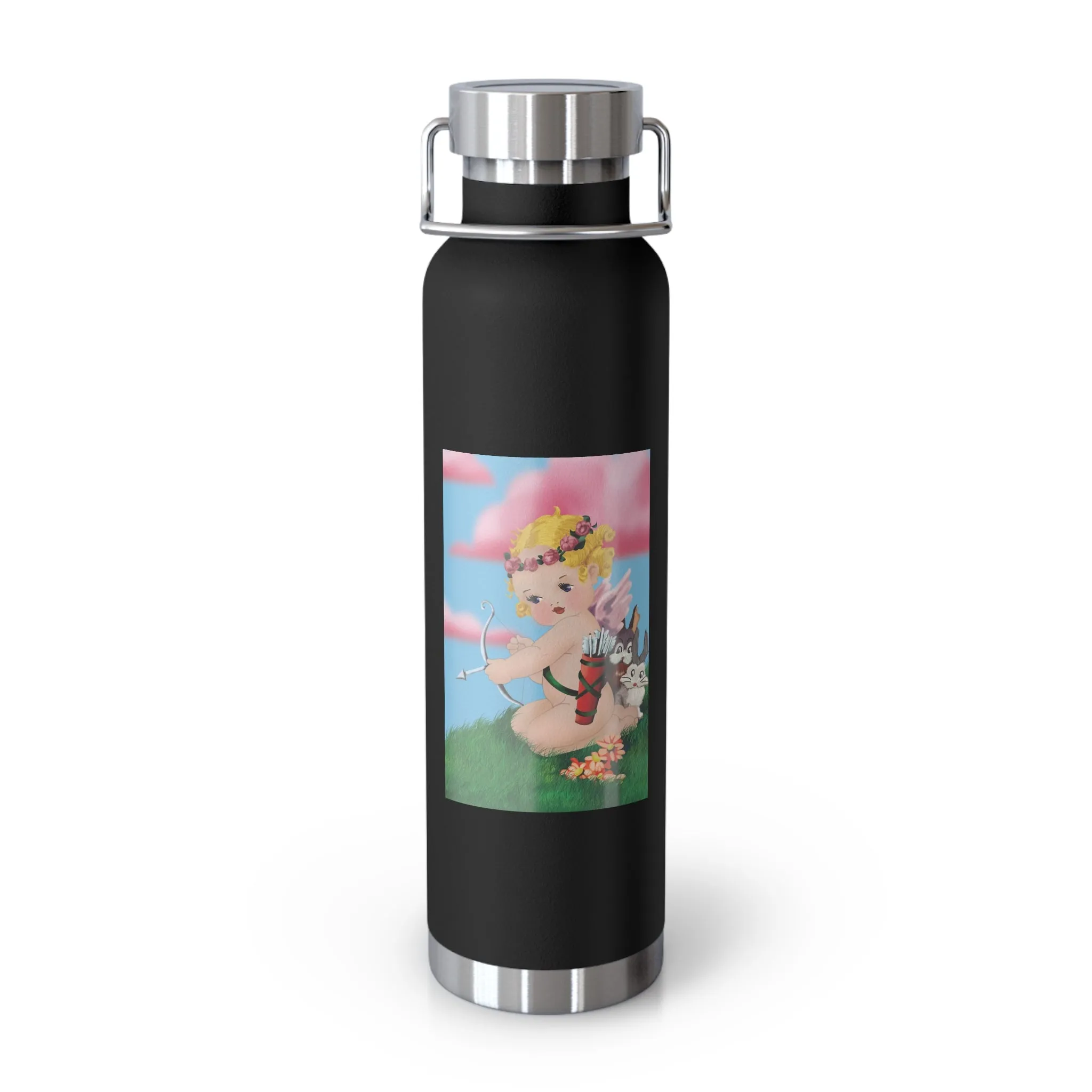 Cupid's Aim Copper Vacuum Insulated Bottle, 22oz