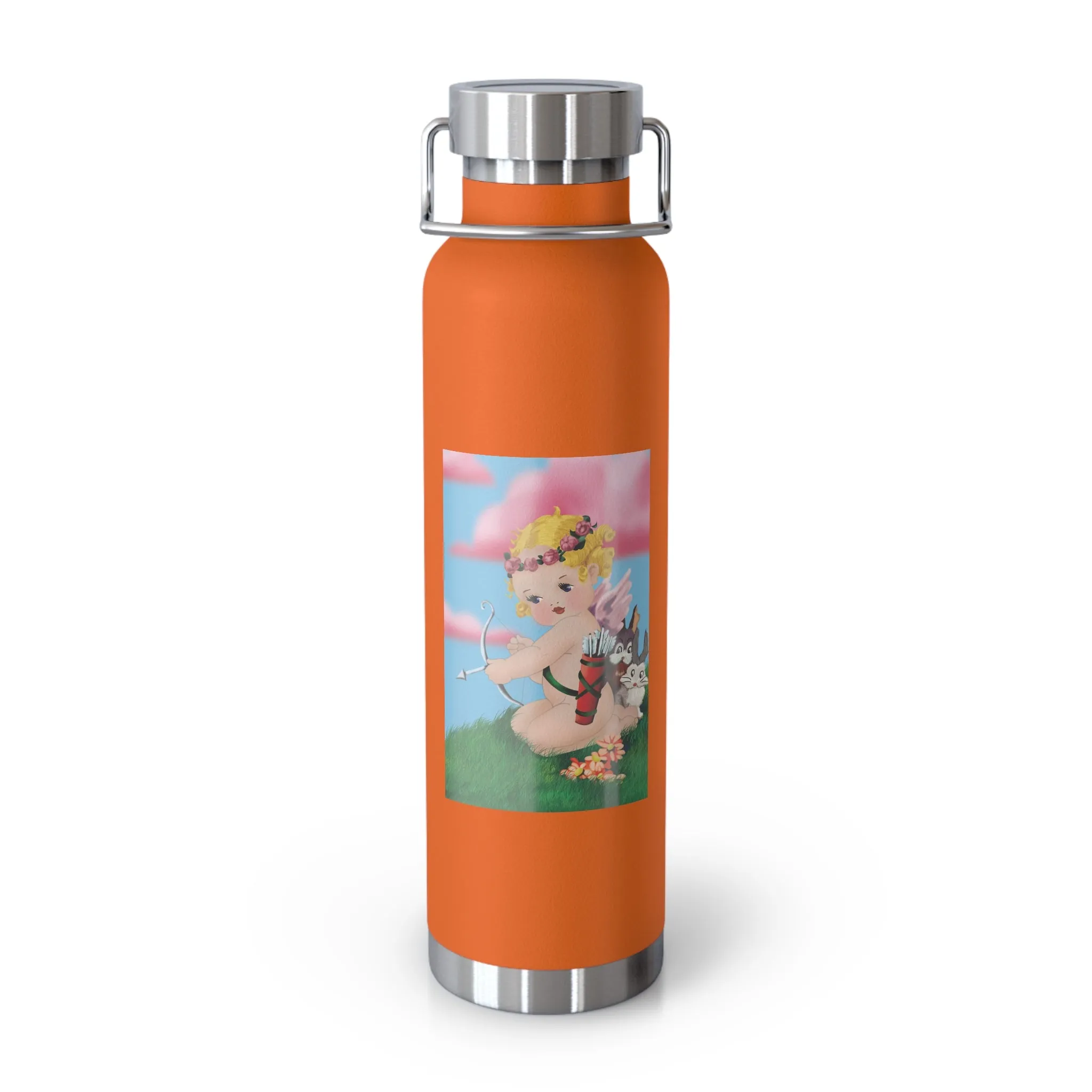 Cupid's Aim Copper Vacuum Insulated Bottle, 22oz