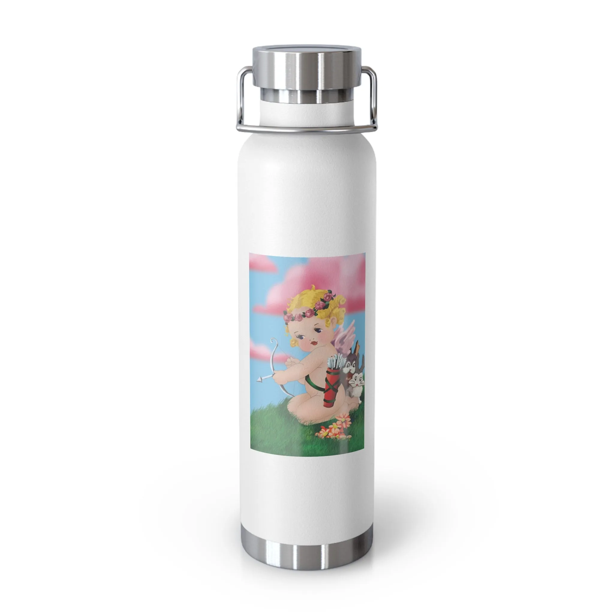 Cupid's Aim Copper Vacuum Insulated Bottle, 22oz