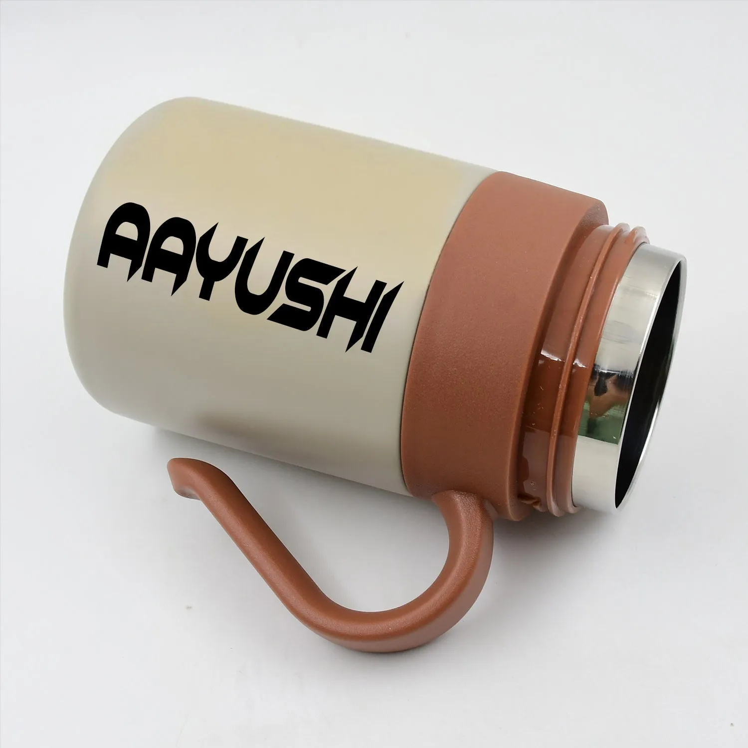 Customize Stainless Steel Mug / Bottle Vacuum Insulated Cup with Handle & Small cup (550 ML)