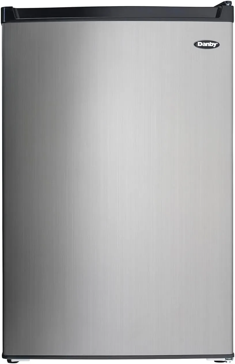 Danby DCR045B1BSLDB 4.5 cu. ft Stainless Steel Compact Fridge with True Freezer