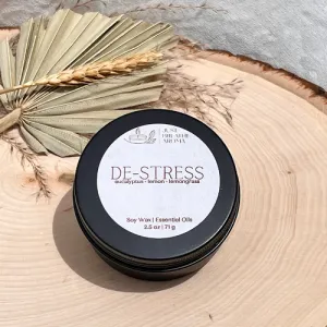 de-stress mini candle | 2.5 oz | aromatherapy candle