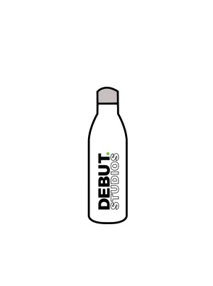 DEBUT STUDIOS - WATER BOTTLE WHITE (IN-STOCK)