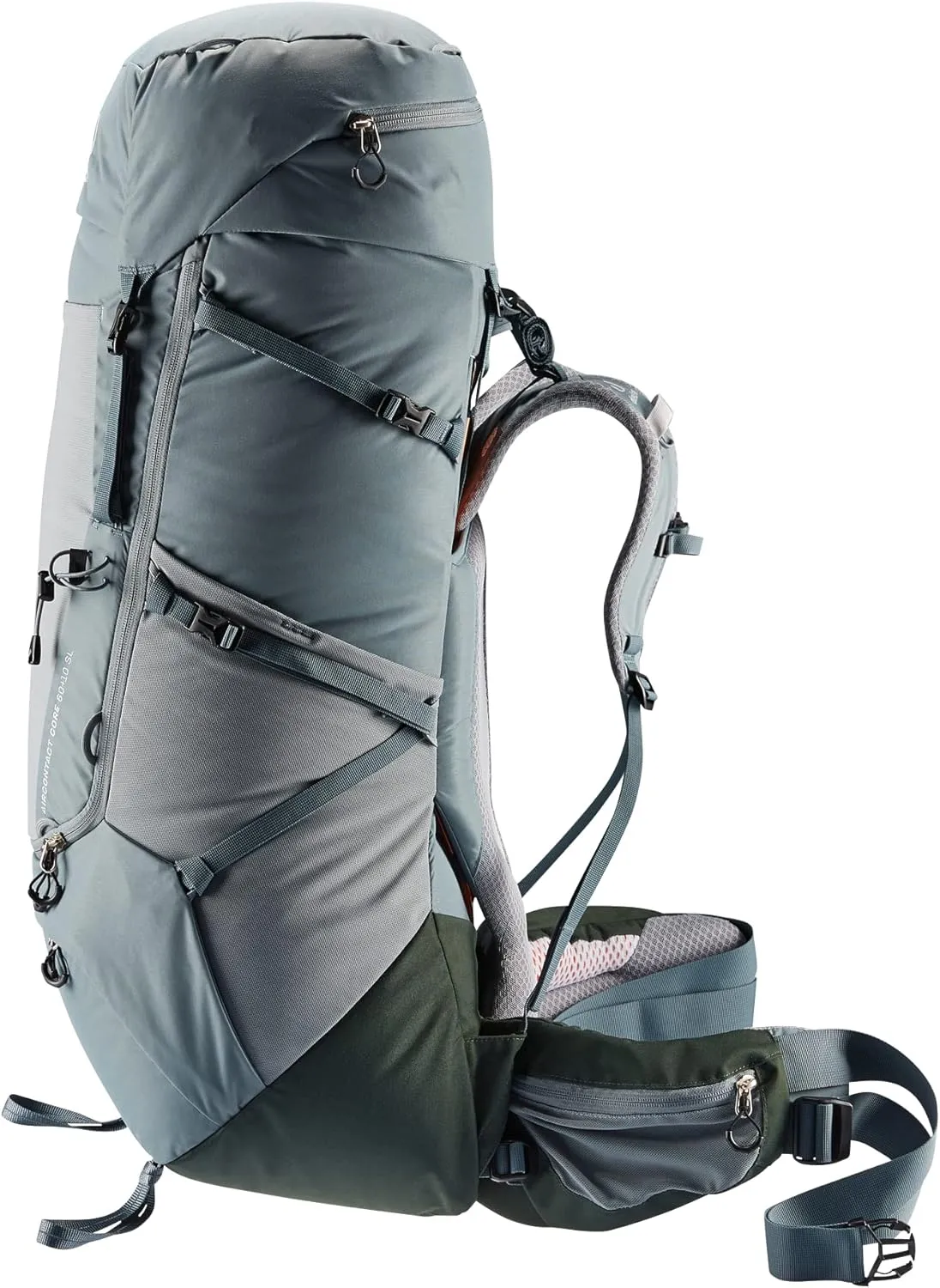 Deuter Women's Aircontact Core 60 10L SL Hiking Backpack - Shale-Ivy