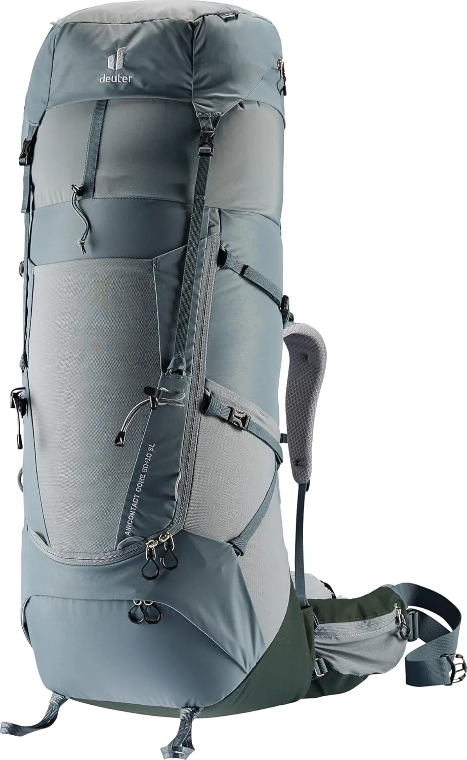 Deuter Women's Aircontact Core 60 10L SL Hiking Backpack - Shale-Ivy