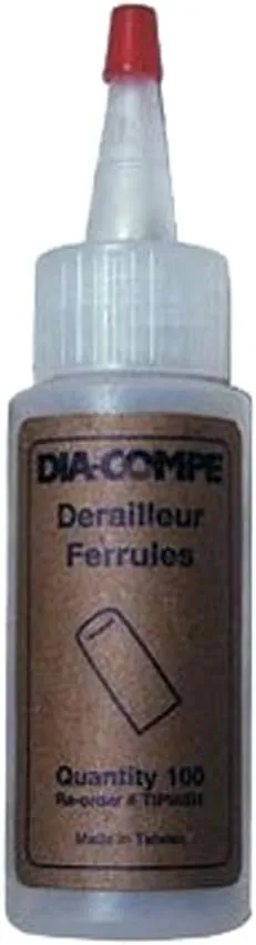 Dia-Compe 5mm Steel Ferrules - Bottle of 100 - TIP90D1